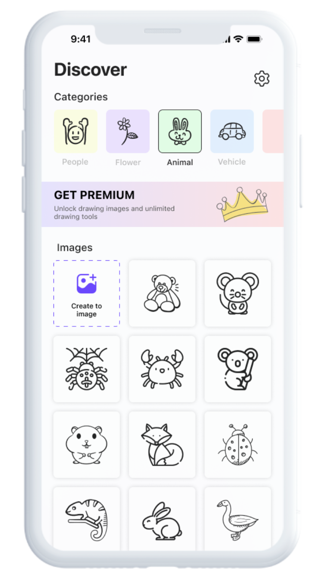 Ar Sketching App Home Screenshot